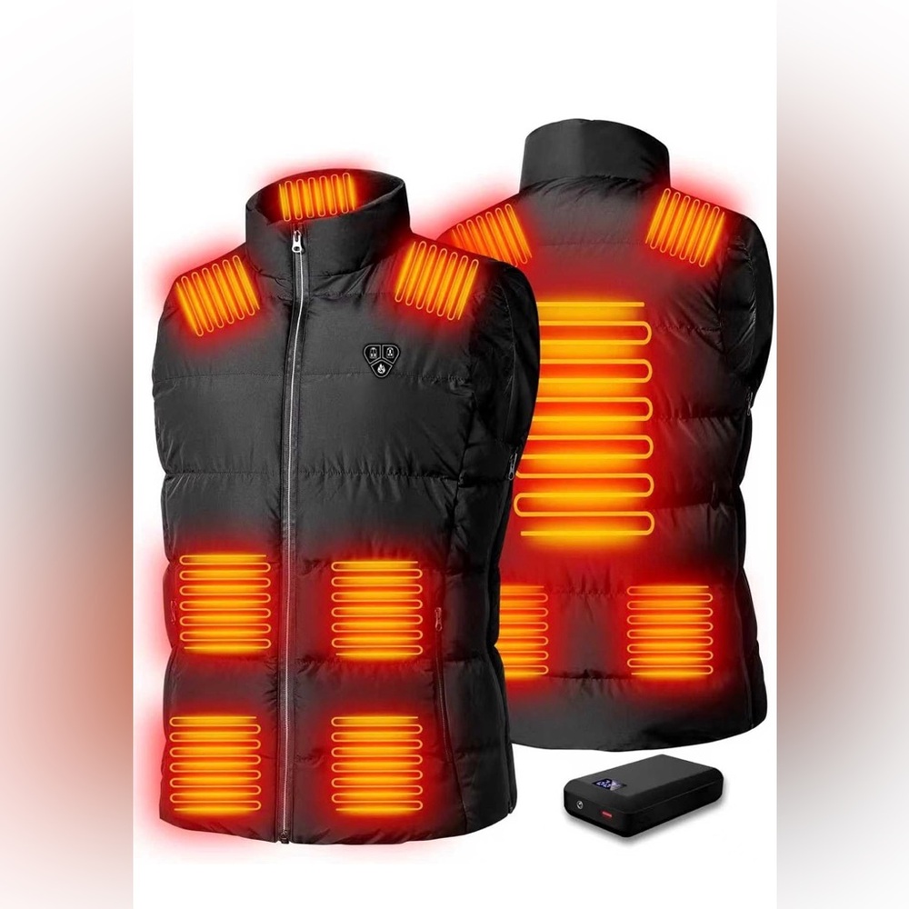 Heated Vest For men With 16000Mah Battery Pack Included (L/XL)